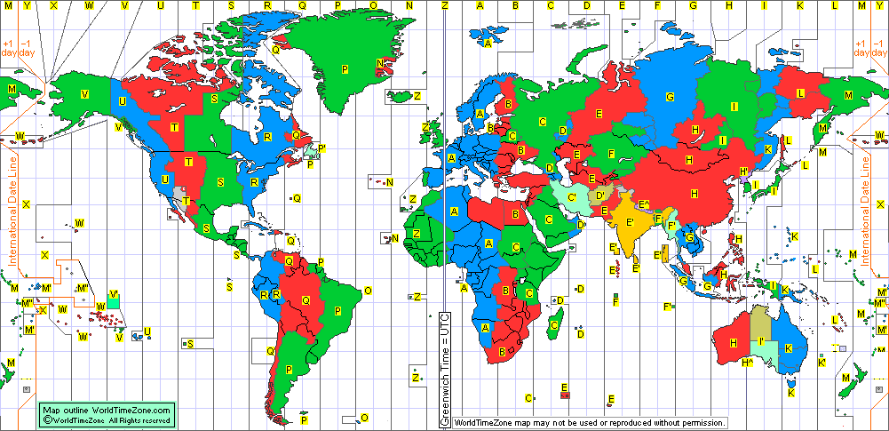 Germany Map Time Zones