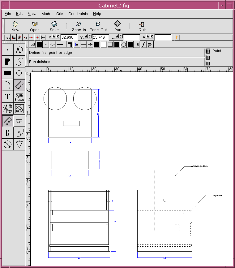 Xdraft drawing editor