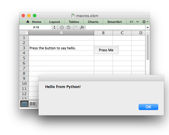 Python Excel操作模块XlsxWriter之插入按钮 worksheet.insert_button