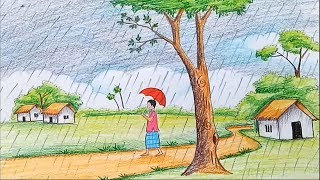Rainy Day Drawing For Kids At Paintingvalley Com Explore