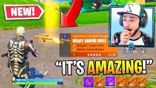 download fortnite s new heavy sniper is overpowered video - ssundee fortnite new heavy sniper