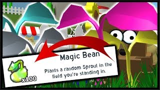 All Science Bear Quests Complete Stickbug Present Translator - summoning 100 magic bean sprouts in a row so many items roblox bee swarm simulator