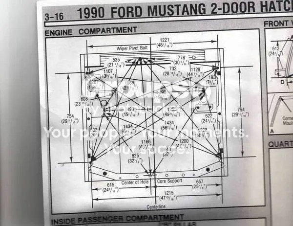 fox mustang body measurements Ford Mustang Forums Mustang Forum
