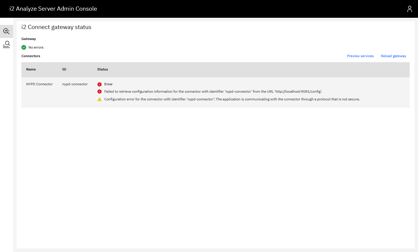 Deploying a connector