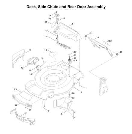 Toro Recycler 22 Personal Pace Parts Diagram | Reviewmotors.co
