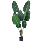 Planta Artificial Banano Con Maceta Decoración Chica