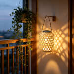 Lampara Farol Solar Colgante De Plástico Para Exteriores - Imagen 6