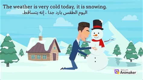  التعبير الإنجليزي عن الطقس |  موضوعات باللغة الإنجليزية - موضوعات باللغة الإنجليزية
