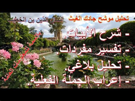  تحليل المشاة يا زمان الوصل (جايد الغيث) - تفسير المفردات - شرح الآيات - البلاغة - الإعراب.  - موقع يوتيوب