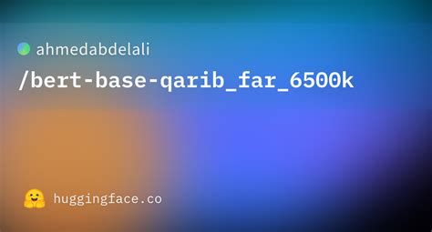 https // huggingface.co / qarib / bert-base-qarib_far_8 ...