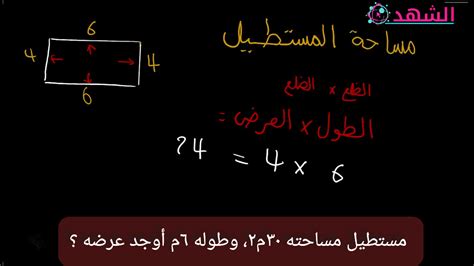 أوجد طول مستطيل مساحته 135 م² وعرضه 9 م - مصدره