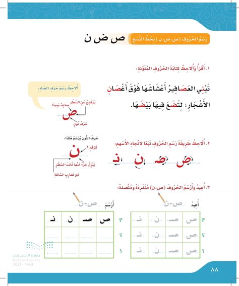 الحرف لام هو أحد الأحرف الباقية على السطر - المسند