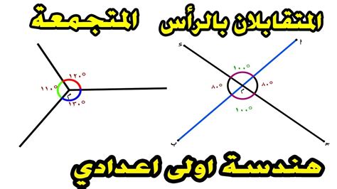 الزاويتان المتقابلتان بشكل عمودي متطابقتان، صحيحة أو خاطئة