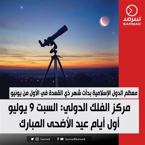 الفلك الدولى السبت 9 يوليو أول أيام عيد الأضحى فى العديد من الدول الإسلامية