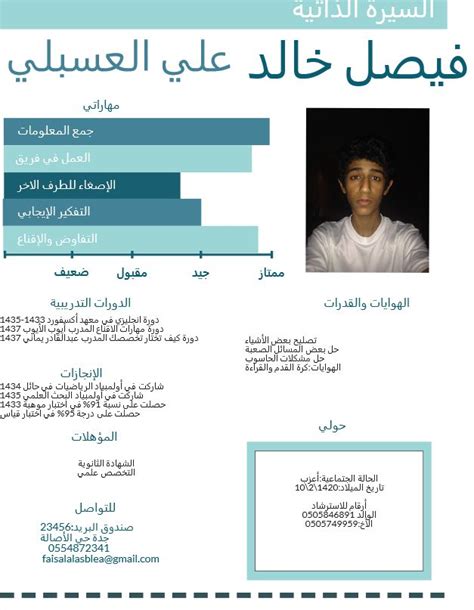 الهوايات في السيرة الذاتية