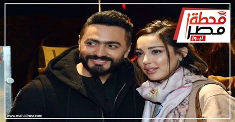 بالفيديو والصور بسمة بوسيل زوجة تامر حسني بالحجاب!