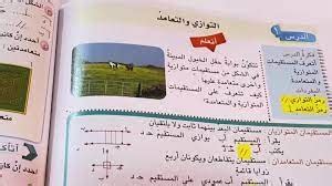 تتقاطع الخطوط العمودية وتشكل أربع زوايا - بيت العلوم