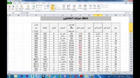 تتكون قاعدة البيانات من جدول واحد أو أكثر - حل - عربى أورجي