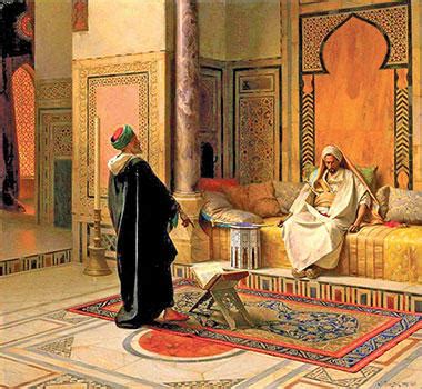 تدور أحداث القصة في عهد الخليفة المأمون - بيت العلم