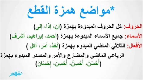 تعريف حمزة الوصل والقطع - كلام نيوز