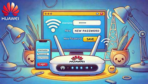 تغيير كلمة مرور موجه Wi-Fi من Huawei - Mekano Informatics
