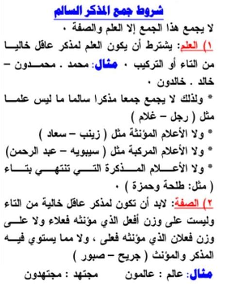 جمعت كلمة جمع المذكر سالم - إنش