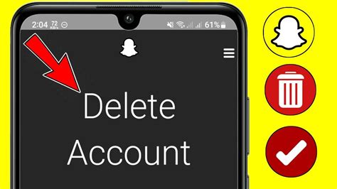 حذف حساب سناب شات