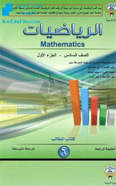 حل كتاب الرياضيات للصف السادس، إنهاء الفصل الثاني - الأخير