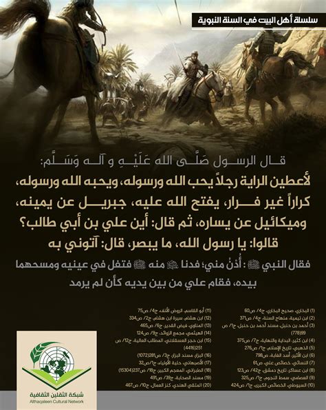 حياة الإمام أمير المؤمنين صلى الله عليه وسلم - شبكة الرافد للتنمية الثقافية