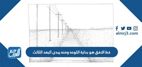 خط الأفق هو بداية اللوحة ومنه يظهر البعد الثالث، صواب أو خطأ - منتدى الإجابات