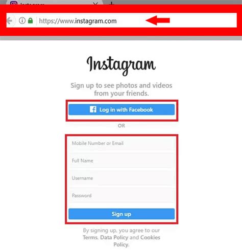 دليل خطوة بخطوة حول كيفية إنشاء حساب Instagram جديد من الكمبيوتر