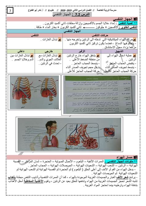 قدرة الجهاز الدوري والجهاز التنفسي على امتصاص الأكسجين من الهواء عبر الجهاز ...