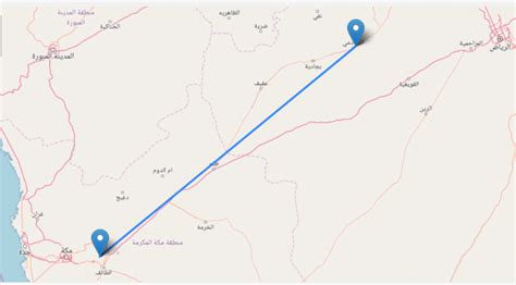 كم كيلومتر من الطائف إلى مكة - مجلة محطات