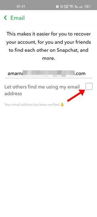 كيف يمكنني تغيير عنوان بريدي الإلكتروني على Snapchat - دعم Snapchat