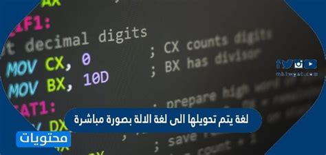 لغة تم تحويلها مباشرة إلى لغة آلة - سؤال وجواب