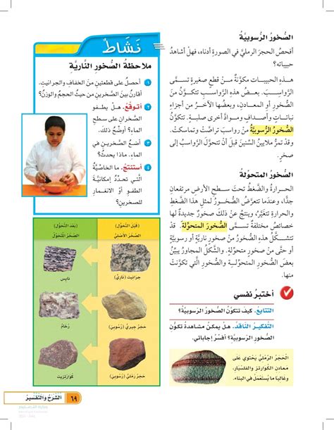 ما تتكون عادة الصخور من - تعليم الأجيال