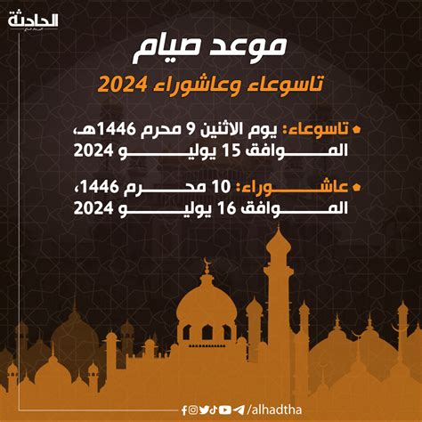 متى يكون تاريخ تسوع وعاشوراء 2024 - المكان المثالي