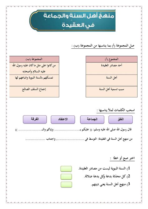 من أبرز ملامح منهج أهل السنة: حلول الكتاب