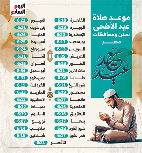 موعد صلاة عيد الأضحى 2024 في تونس بالساعة في جميع المحافظات - الفجر للحلول