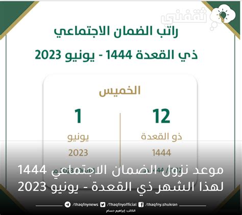 موعد وصول الضمان الاجتماعي المطوَّر حديثًا لهذا الشهر الدفعة الخامسة 1444 .. متفرقات