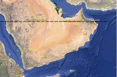 يمر مدار السرطان عبر الضواحي الشمالية للمملكة العربية السعودية