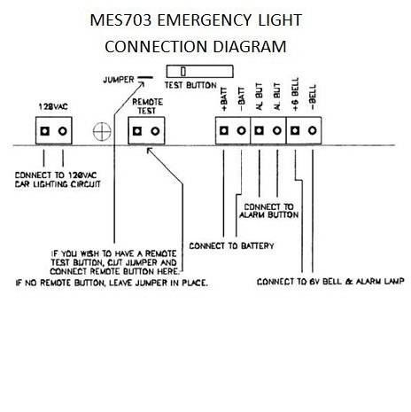 6 Volt Emergency Light Circuit - Circuit Diagram