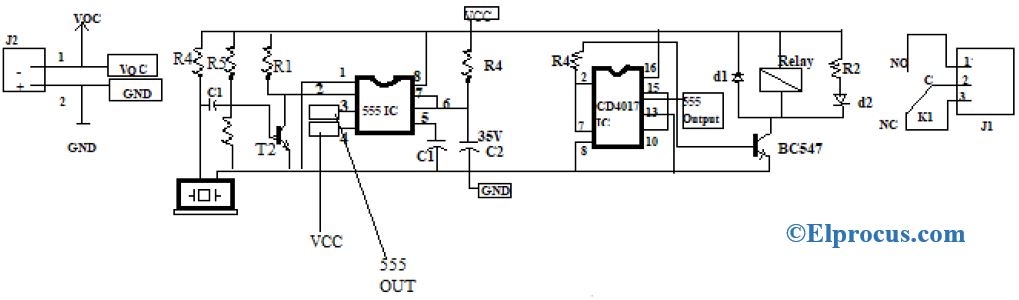 Simple Clap Switch Circuit Diagram Using Relay - Circuit Diagram