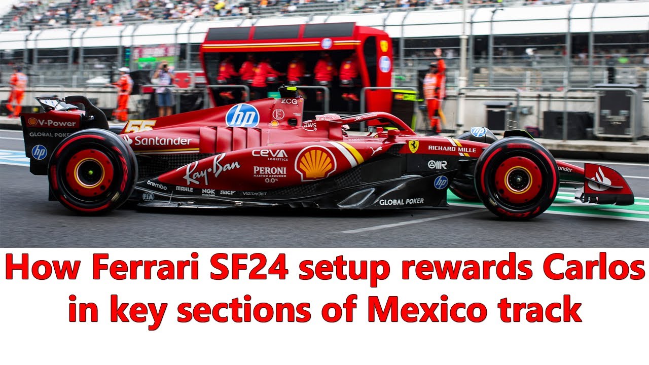 Explained Ferrari SF24 gained against McLaren and Red Bull in Mexico