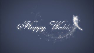 ムービーに使える動画素材 | 結婚式自作ムービー応援（無料素材・Isum申請） | ムビサポ 旧】らぼわん 結婚式ムービーの無料素材 魔法の杖で現れる「Happy Wedding」 - Youtube