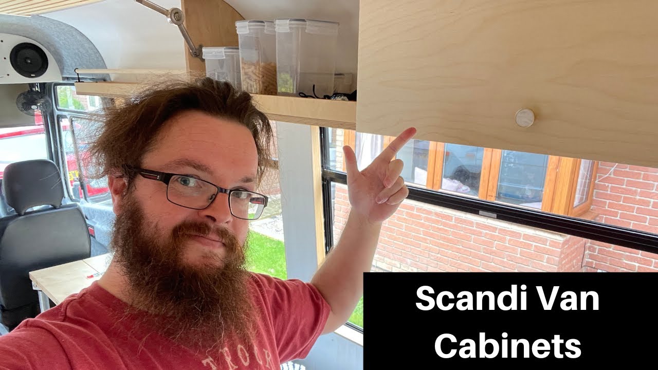 Scandi Van Simple + Modern Plywood Van Overhead Storage