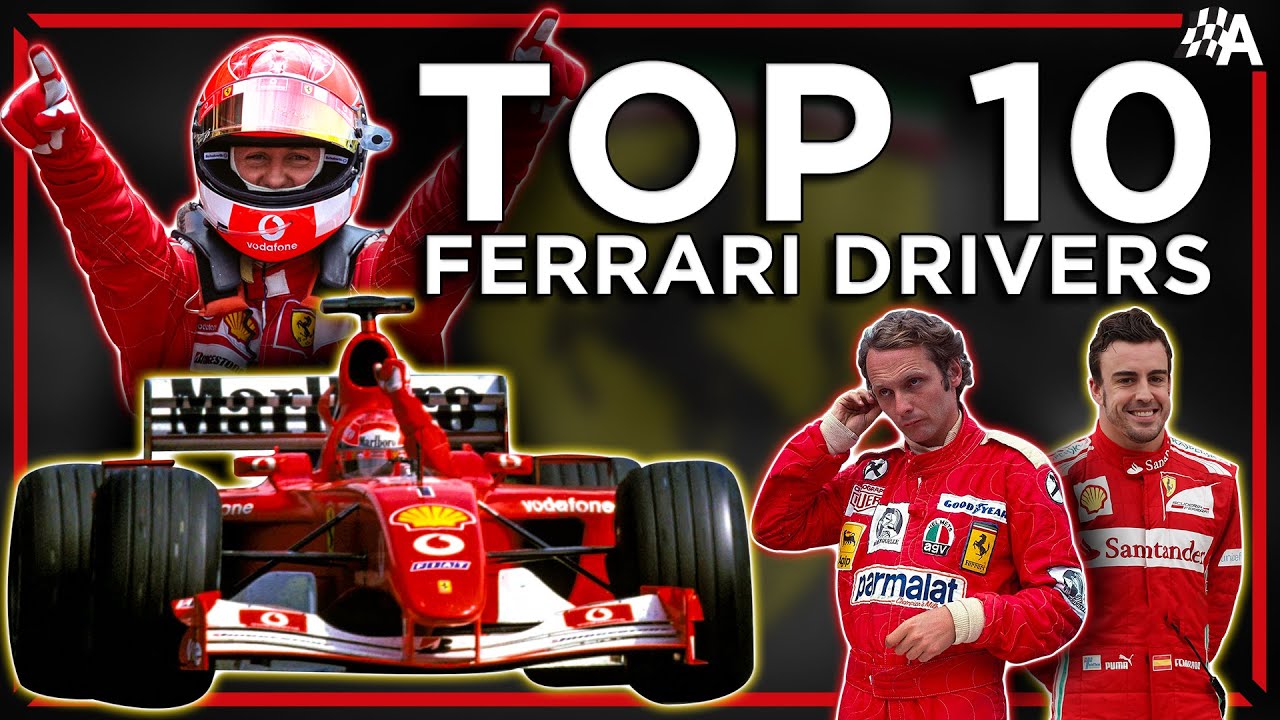 Video Formula 1's Top 10 Ferrari drivers of all time