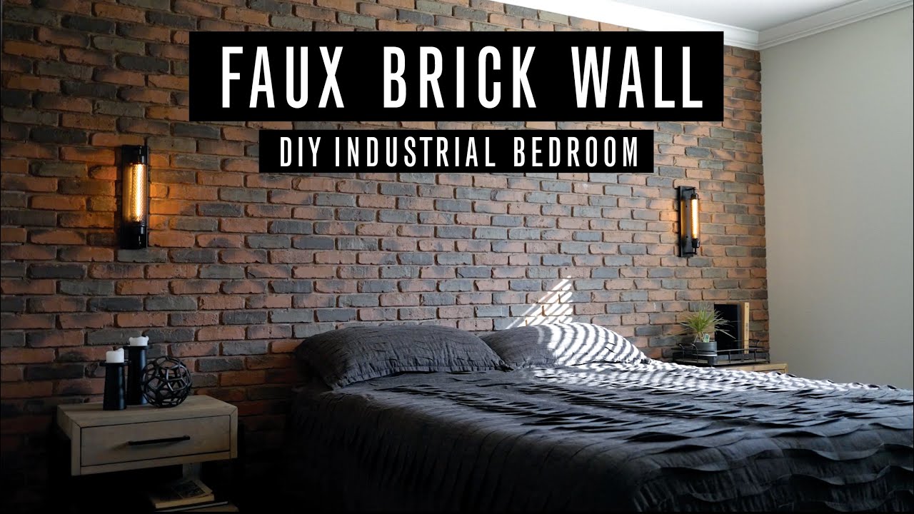 DIY Faux Brick Accent Wall BEST TUTORIAL! House & Home