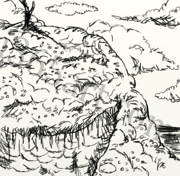 Day 166 Nightmare Mountain I 365 Art