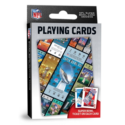 Nfl Super Bowl Ticket Playing Cards 54 Card Deck